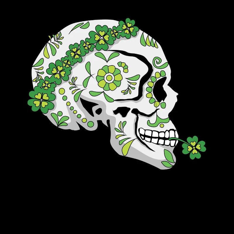 Flower Sugar Bone Shamrock Saint Patrick Day