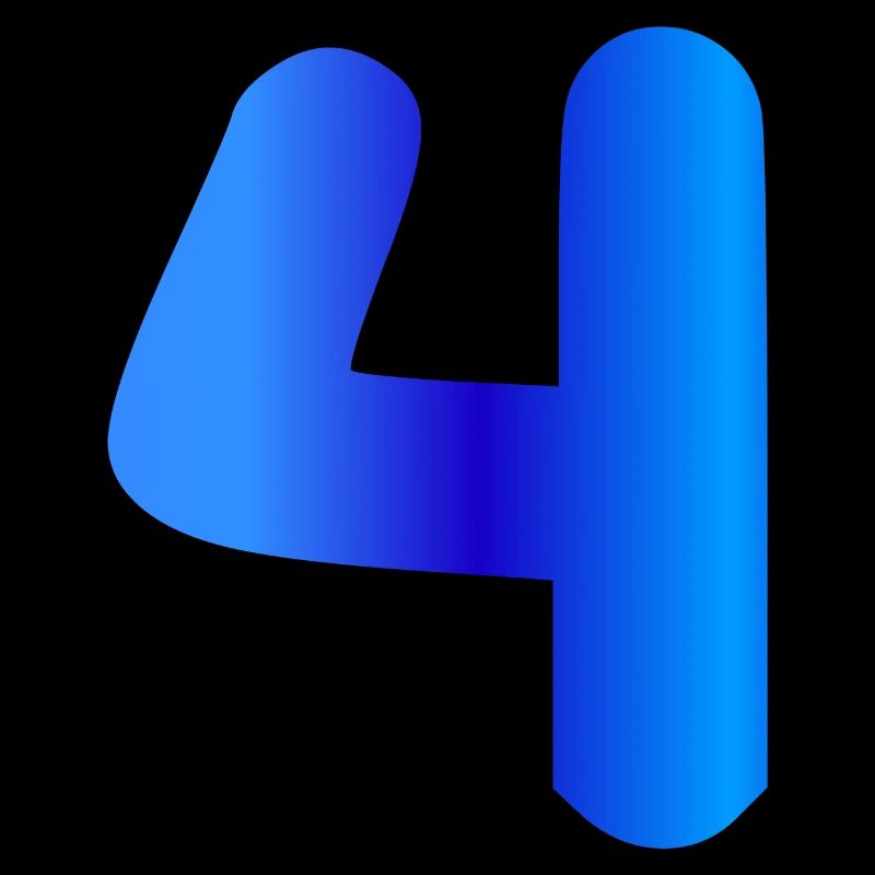 4 ans anniversaire bleu
