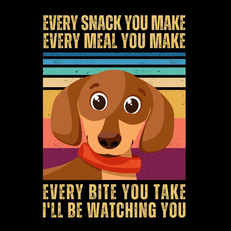 WATCHING DACHSHUND