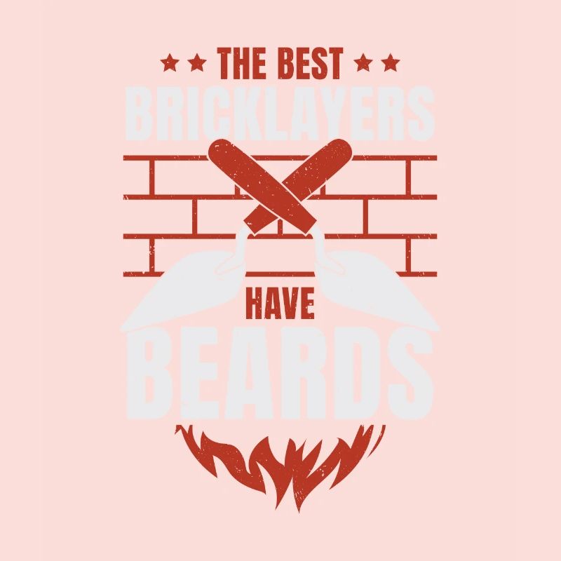 Bearded Bricklayer Brick Mason Beard Gift
