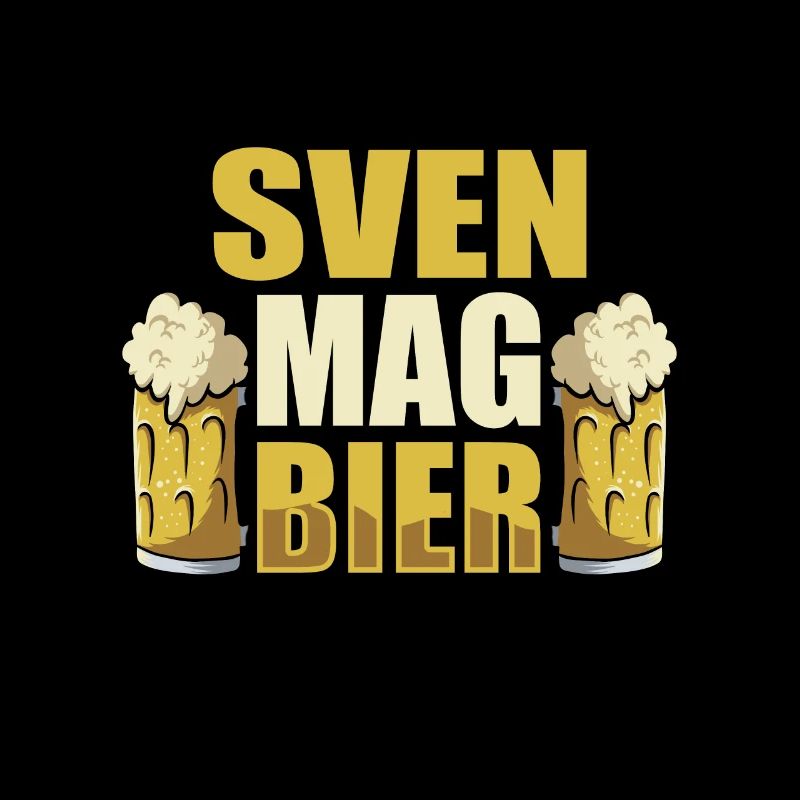 Sven mag Bier Name Geburtstag
