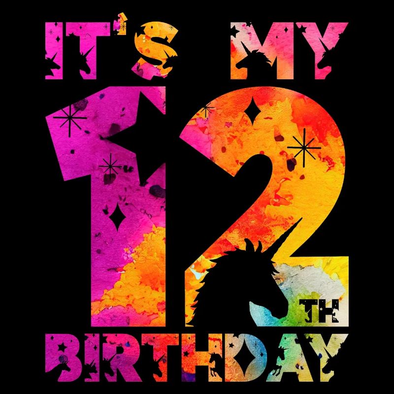 12E ANNIVERSAIRE LICORNE C’EST MON 12E ANNIVERSAIRE