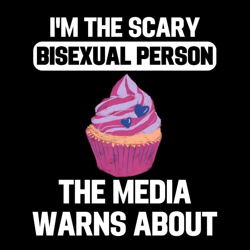 Bi Pride Muffin LGBT Funny Gift Bisexual
