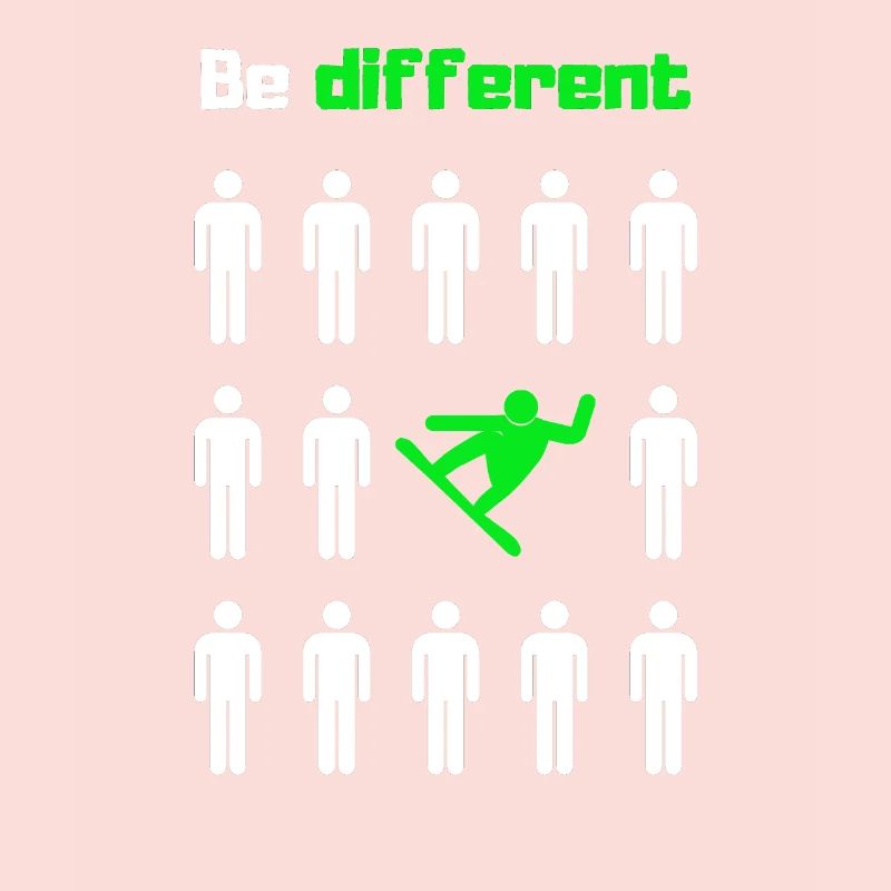 Sei anders, Snowboard