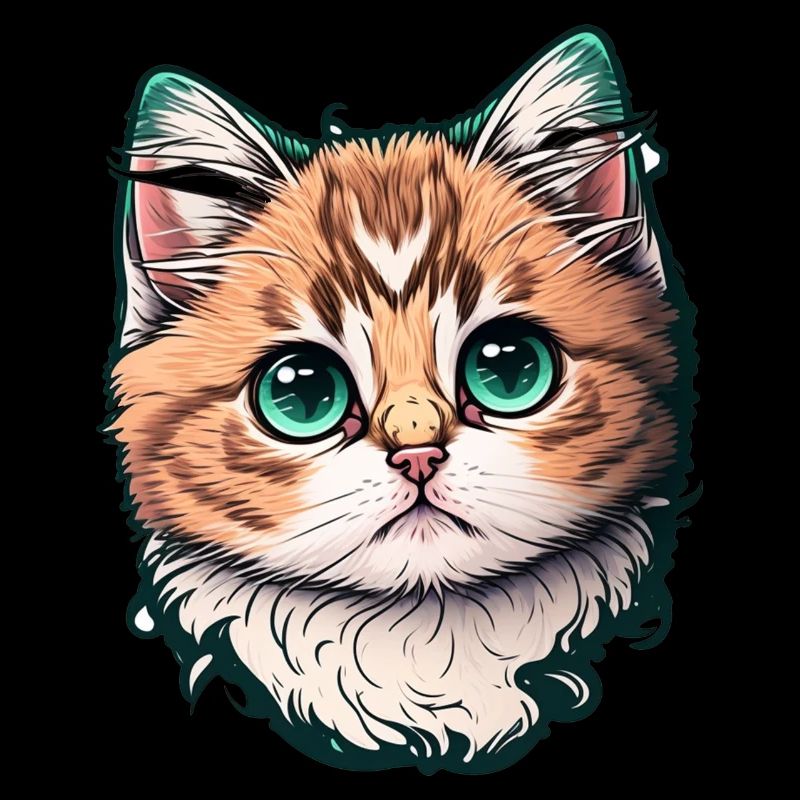 Old-fashioned cat