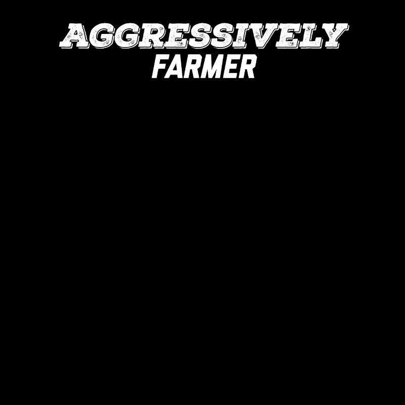 aggressiver Bauer
