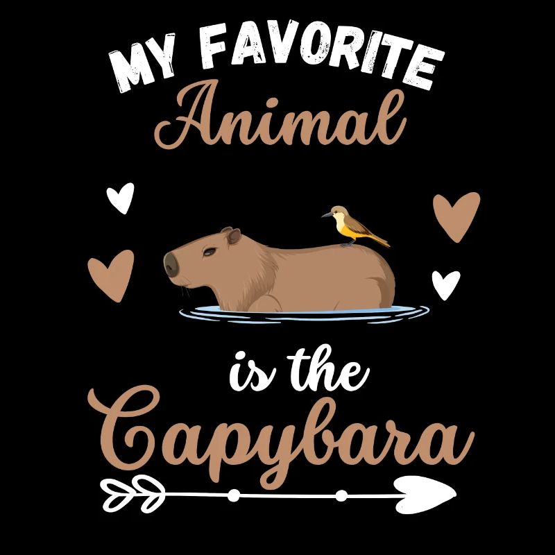 Rodent Capybara Funny Gift Capybara