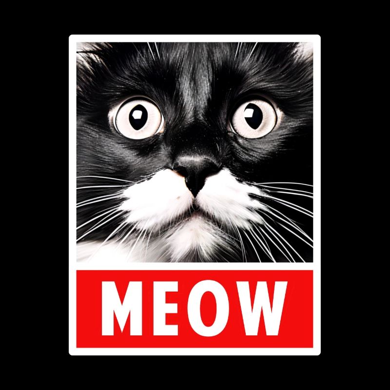 MEOW Meow Mignon Visage de chat