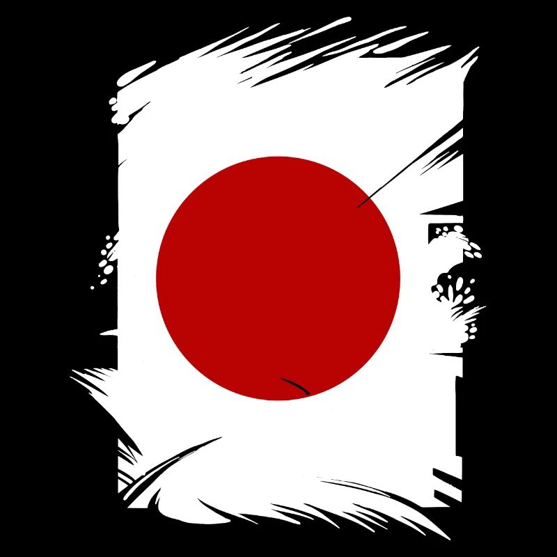 Drapeau du Japon utilisé Look Nihon Drapeau japonais