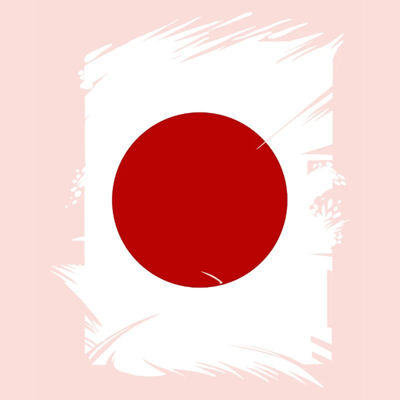 Drapeau du Japon utilisé Look Nihon Drapeau japonais