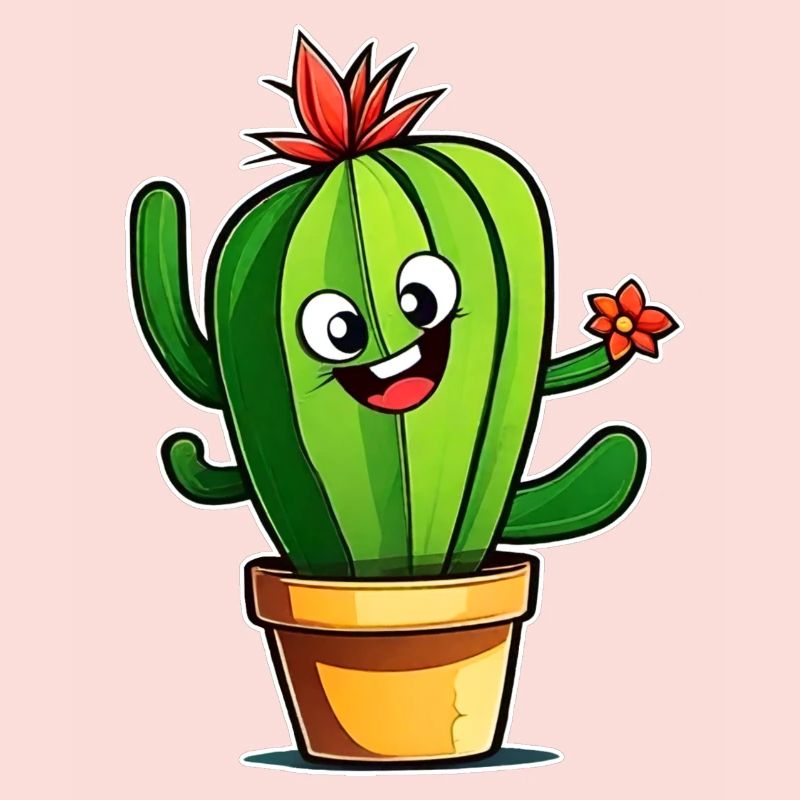 Mon petit cactus vert