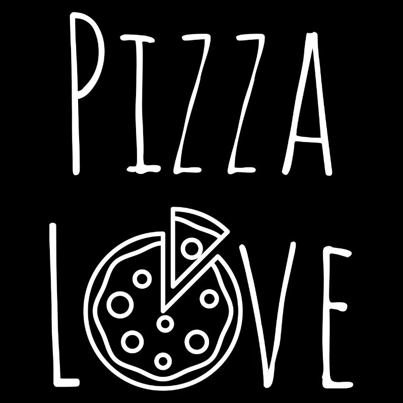 Pizza Love Essen kochen Geschenkidee sprüche