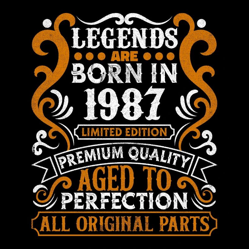 Legends Are Born In 1987 Geburtstagsgeschenk -1987