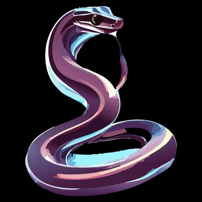 Serpent chromé