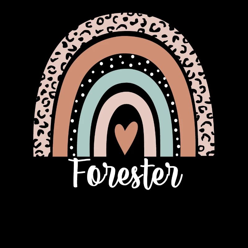 Forester Rainbow Leopard Funny Forester