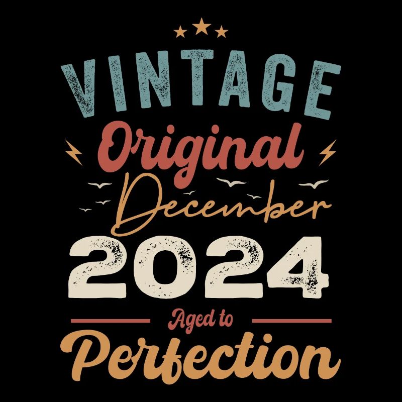 Vintage Geburtstag - Dezember 2024 - Geschenkidee