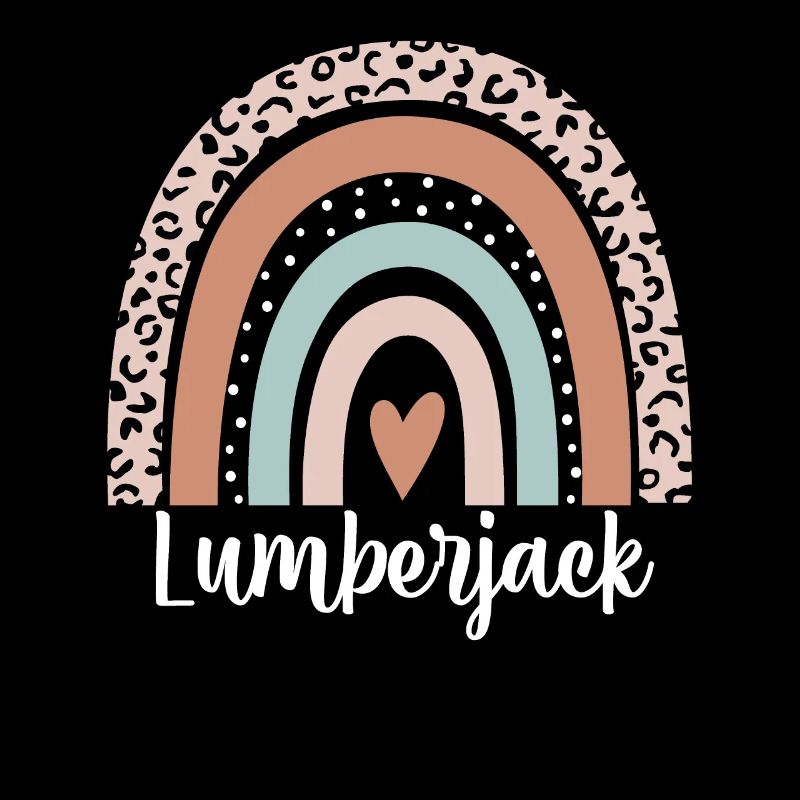 Lumberjack Rainbow Leopard Funny Lumberjack