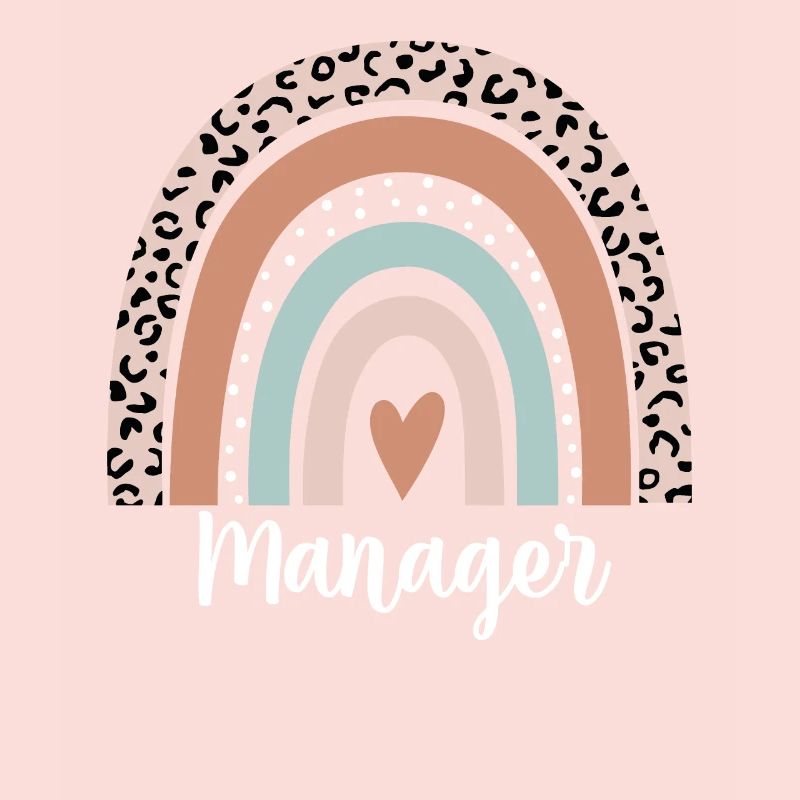 Manager Rainbow Leopard Drôle Manager Appréciation