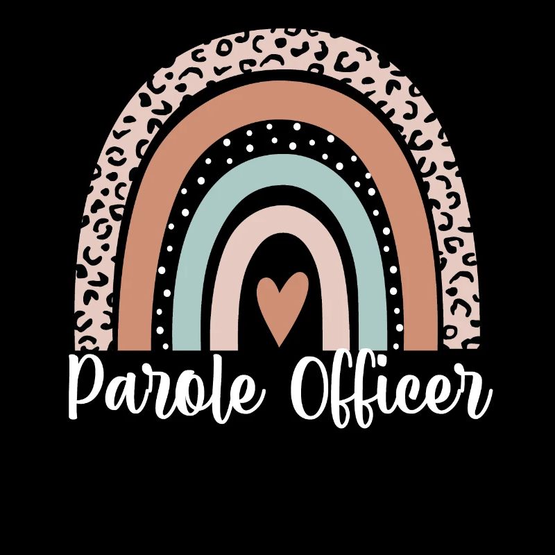 Parole Officer Rainbow Leopard Funny Parole