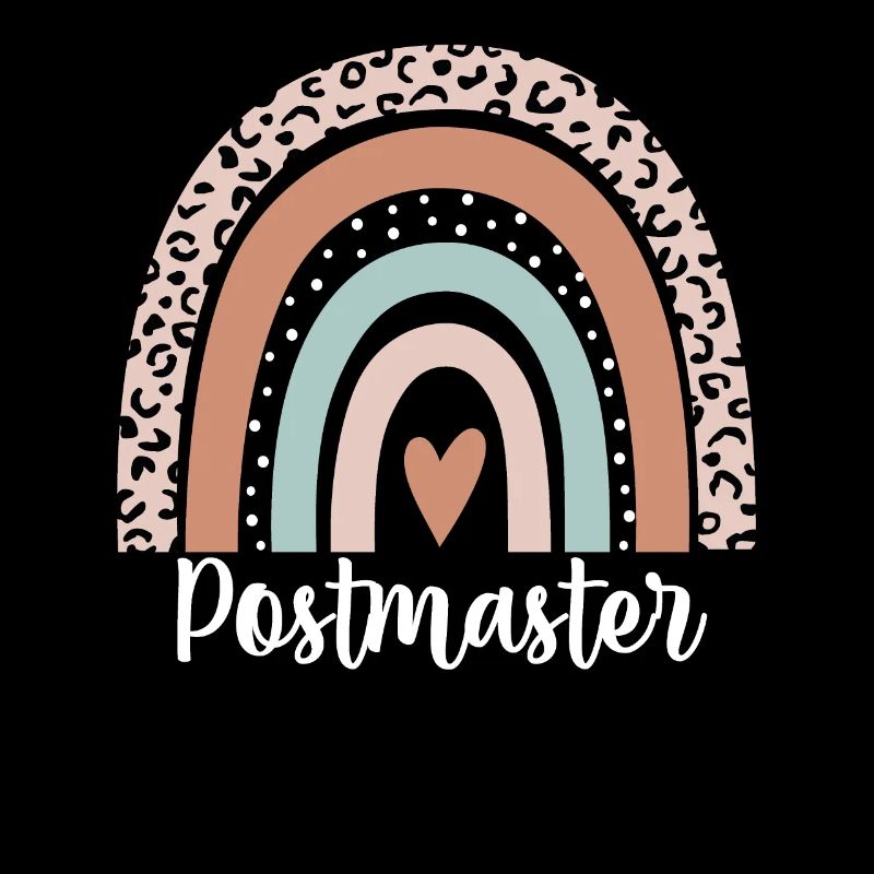 Postmaster Rainbow Leopard Funny Postmaster