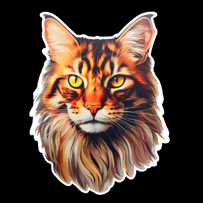 Maine Coon Katzenkopf