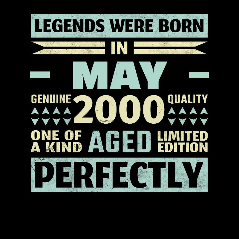 24th Birthday May Vintage 2000 Gift Idea