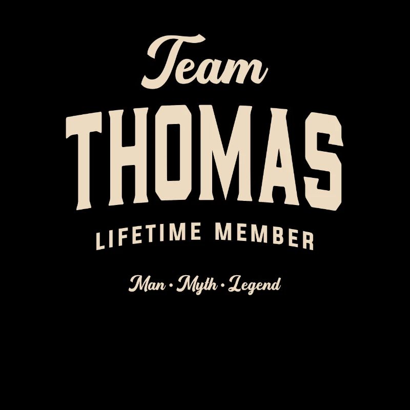 Team Thomas Lifetime Member Name Thomas