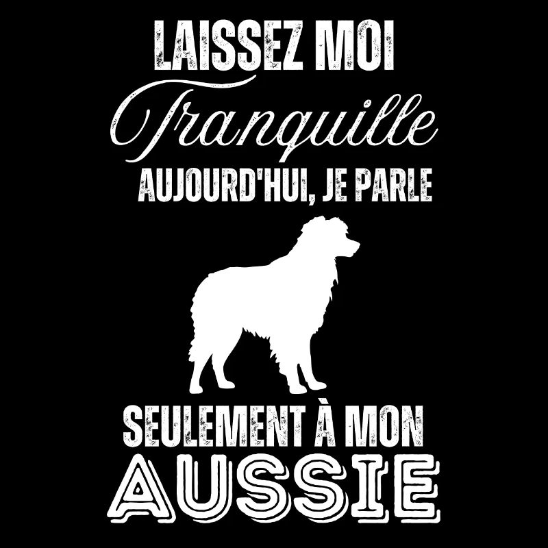 Chien de race aussie berger australien