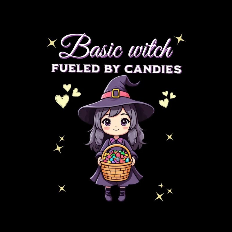 Sorcière de base alimentée par des bonbons