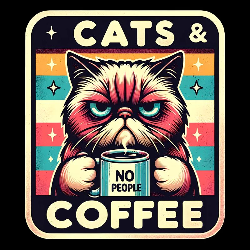 Le chat et le café, pas les gens