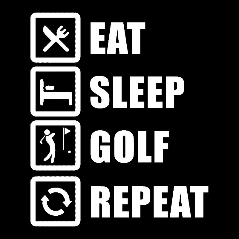 Eat Sleep Golf Repeat Golfspieler
