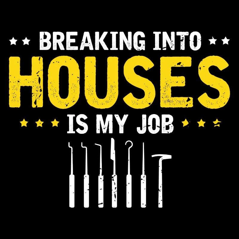 Burglar Locksmith Locking Technician Design