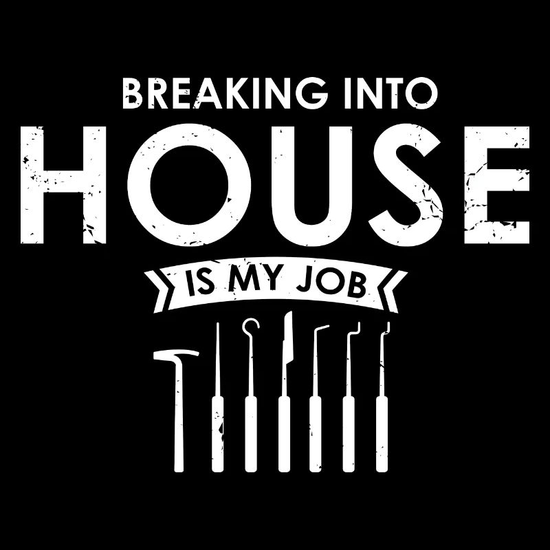 Burglar Locksmith Locking Technician Design
