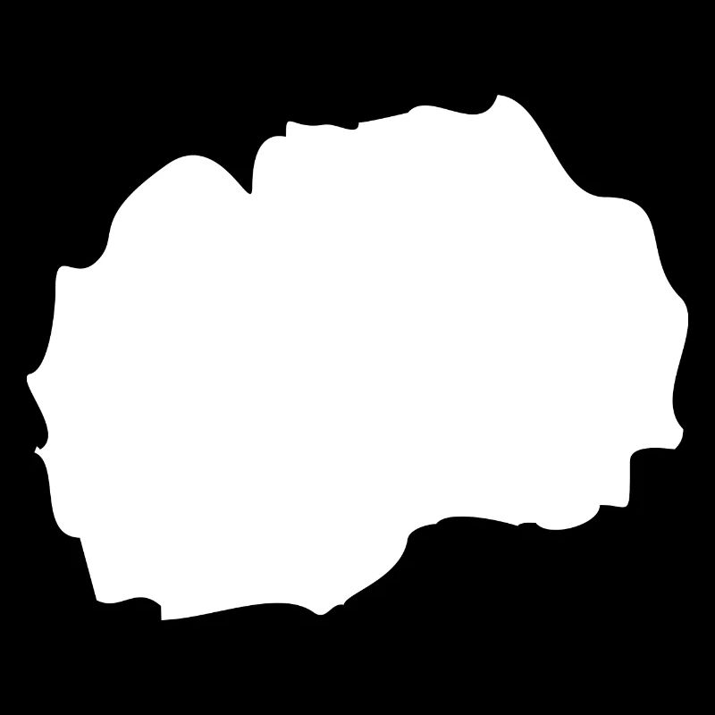 Drapeau de la carte Macédoine