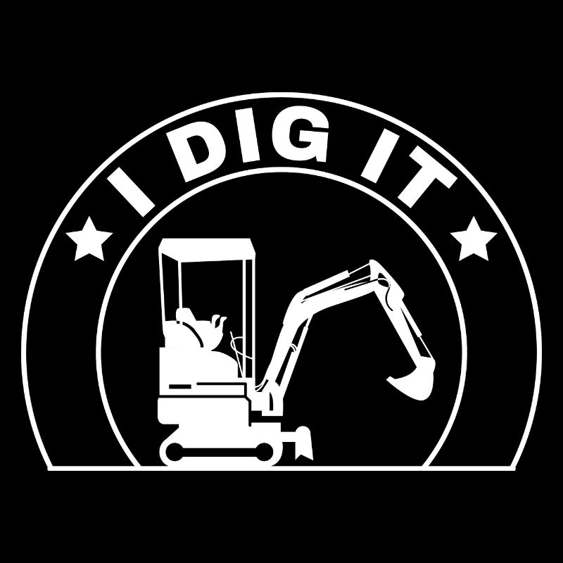 Retro Excavator Slogan Excavator Driver Construction Site