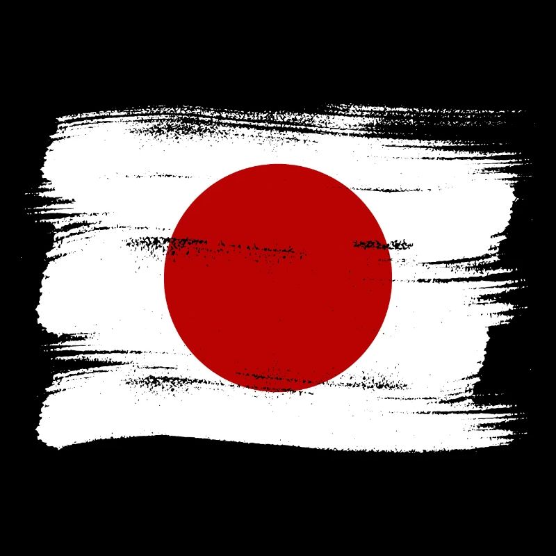 Drapeau du Japon utilisé Look Nihon drapeau japonais