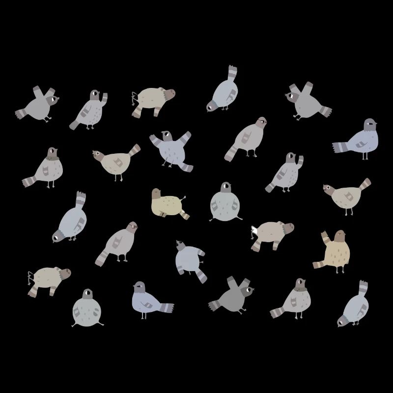 Cute dove pattern design for pigeon lovers