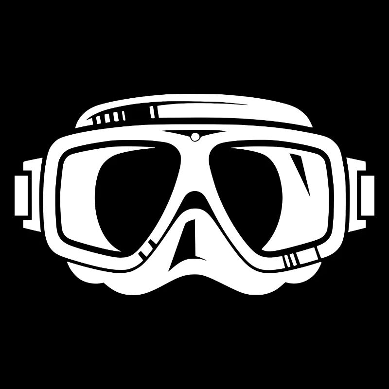 Diving Mask Logo Style