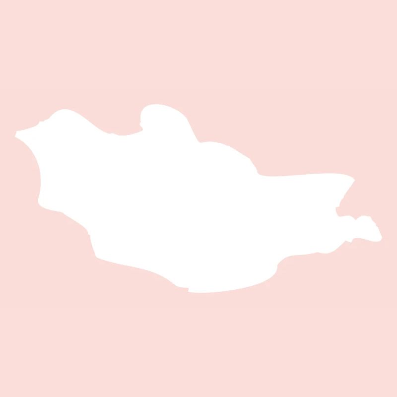 Mongolia map flag