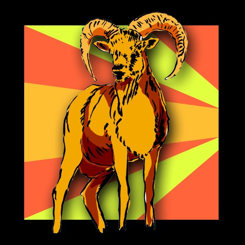 Widder Schafbock Bock Steinbock Schaf Natur Kinder
