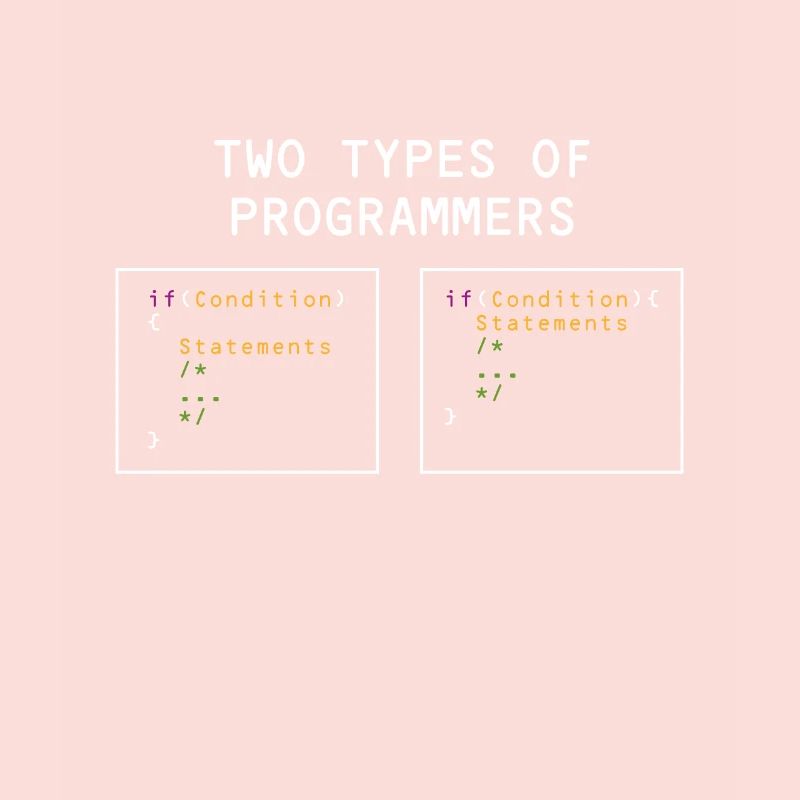 Zwei Arten Programmierer PHP HTML IT Developer