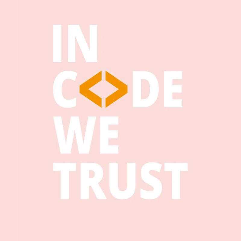 En code, nous faisons confiance au programmeur Geek Coding Nerd