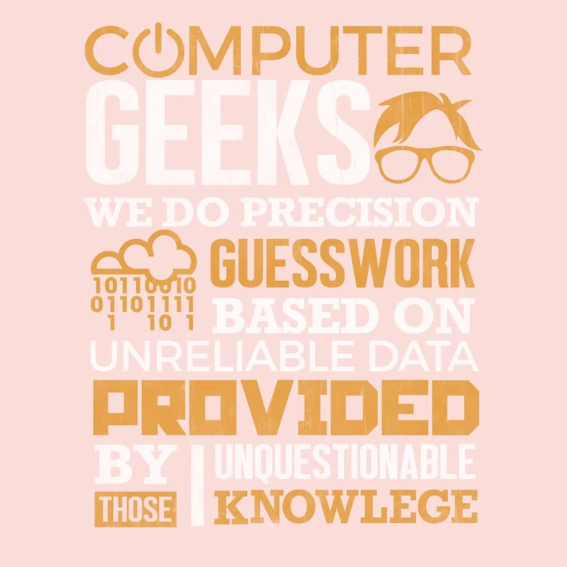Computer Geek T-Shirt Science Programmeur Nerd Cadeau