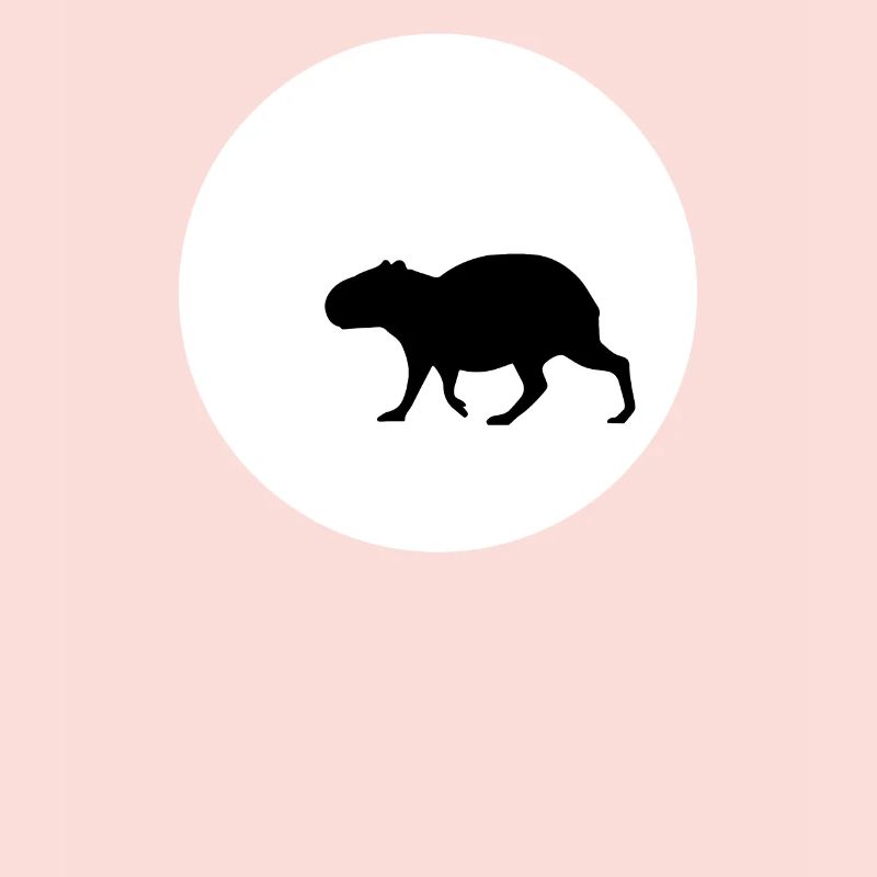 Capybara and Moon TEE