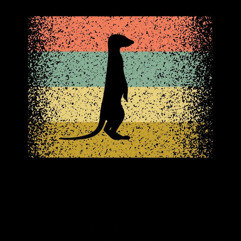 Le suricate coloré