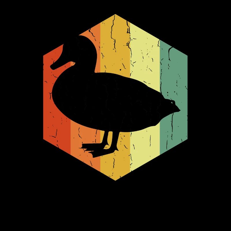 Distressed Duck Duck Hexagon