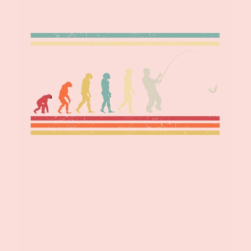 Pêcheur de pêche Evolution - rétro