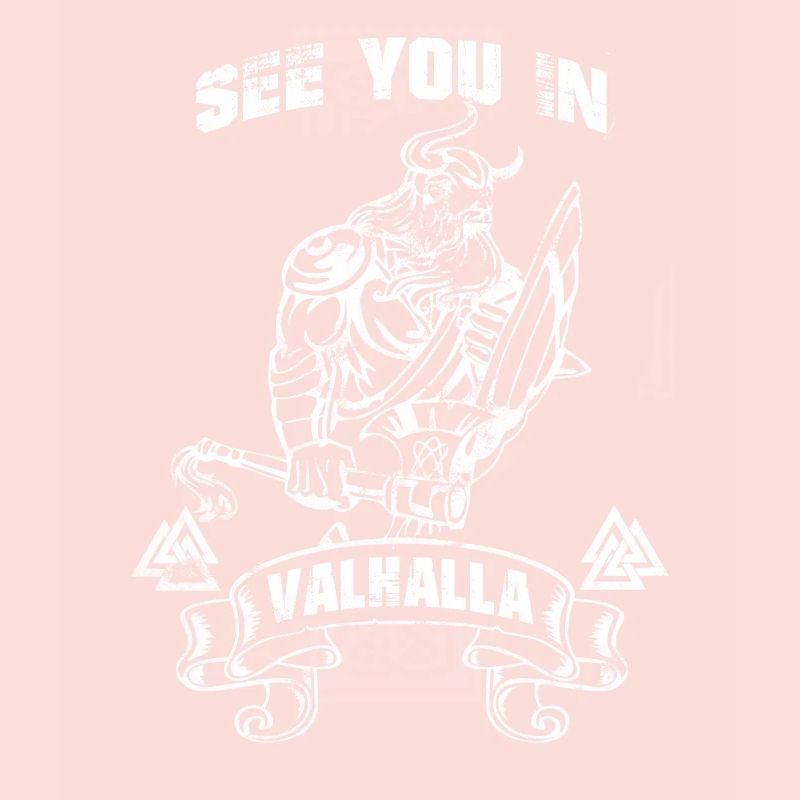 Rendez-vous à Valhalla Viking skull warrior cel