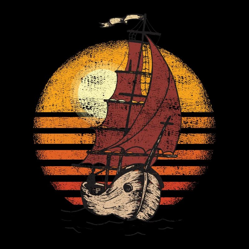 Retro sailing vintage gift