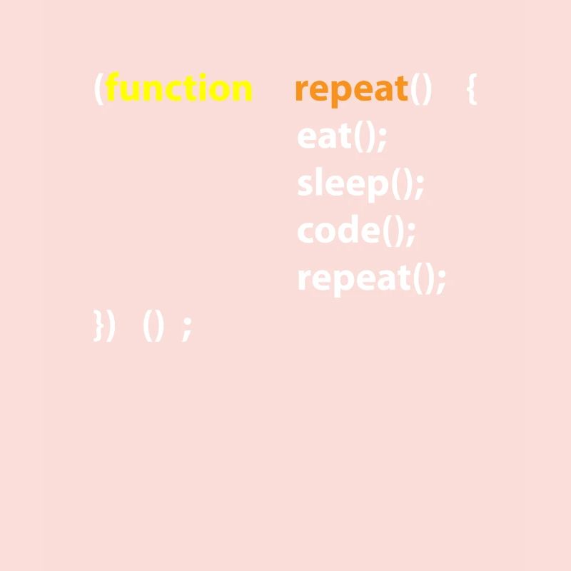 Code Eat Sleep Repeat Hacker IT Cadeau